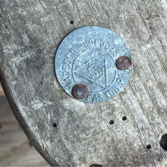 Very Vintage Rustic Wood Iron Block & Tackle Pulley Primitive - Picture 8 of 13
